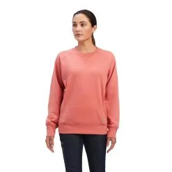 Women's Ariat Rebar Workman Washed Fleece Sweatshirt #10041441