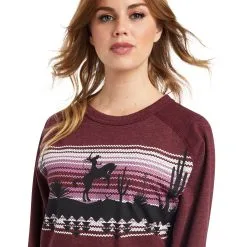 Women's Ariat Desert Ride Crew Sweatshirt #10042311 -Men's Plaid Shirt Sales a3ab2814bf49f43060fa43e09ff8cecd