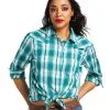 Women's Ariat REAL Billie Jean Button Down Shirt #10039890 -Men's Plaid Shirt Sales a3e20abeefb3ec13914a4970604fa420