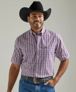 Men’s Wrangler George Strait Button Down Shirt #112327813
