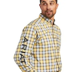 Men's Ariat Pro Series Team Olen Classic Fit Button Down Shirt #10039243-C -Men's Plaid Shirt Sales a443ea1a9f63fef04ab12973e45f6090