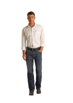 Rock & Roll Denim Men's Rock & Roll Cowboy Vintage '46 Double Barrel Straight Jean #RRMD0SRZP0 -Men's Plaid Shirt Sales a6fb3e7f87cf5cee694cca4d7975065d