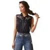 Women's Ariat Connie Sleeveless Snap Front Shirt #10043665 -Men's Plaid Shirt Sales a866182c94b16ceb1fea25a6c58a2564