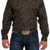 Men's Cinch Brown Button Down Shirt #MTW1105489 2 Men's Cinch Brown Button Down Shirt #MTW1105489 -Men's Plaid Shirt Sales a87d2eb29dab10b99fc4738e6bf09f8c