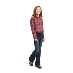 Girl's Ariat REAL Alma Snap Front Shirt #10042241 -Men's Plaid Shirt Sales ab5ce84285825314aeaf9767e86b3142