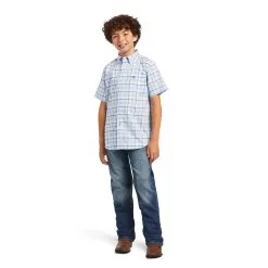 Boy's Ariat Pro Series Finnick Stretch Classic Fit Button Down Shirt #10040737 -Men's Plaid Shirt Sales abe341b9bba3b44b5a70b48cc1827d66