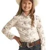 PANHANDLE Girl's Rough Stock Snap Front Shirt #RSGSOSRZDE -Men's Plaid Shirt Sales ac51f3ad9dbaa5d1facb21bc6467afba