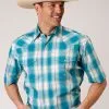 Roper Apparel Men's Roper Snap Front Shirt #03-002-0278-4046 -Men's Plaid Shirt Sales acec56a6ad7c908b0496d882b679b824