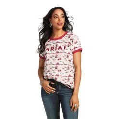 Women's Ariat Yuma Ringer T-Shirt #10039531-C -Men's Plaid Shirt Sales b0601c37152937e9297d05084a7dfeb7
