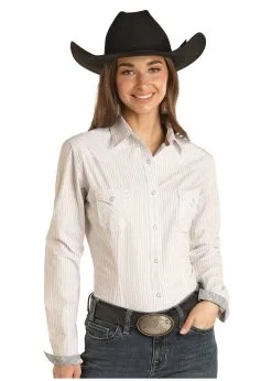 Women's Rough Stock Snap Front Shirt #RSWSOSR0F7