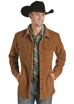 PANHANDLE Men's Rock & Roll Cowboy Shirt Jacket #RRMO92RZWK