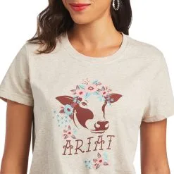 Women's Ariat REAL Moo T-Shirt #10040627 -Men's Plaid Shirt Sales b2f0441d8b6d0379edf7845a9309ddbe