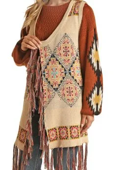 PANHANDLE Women's Powder River Sweater Vest #PRWO38RZXA