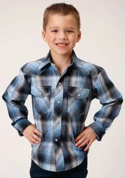 Roper Apparel Boy's Roper Snap Front Shirt #01-030-0101-1000