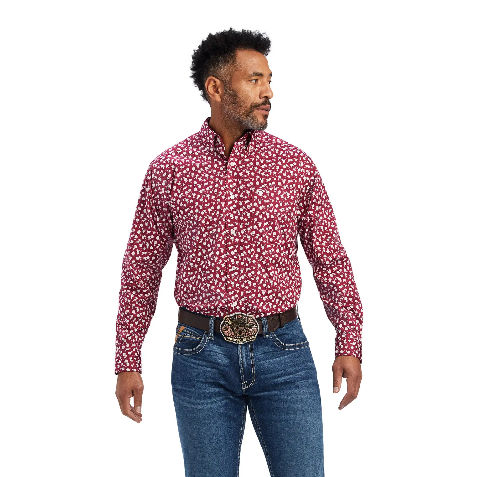 Men's Ariat Nino Stretch Classic Fit Button Down Shirt #10041559 3 Men's Ariat Nino Stretch Classic Fit Button Down Shirt #10041559