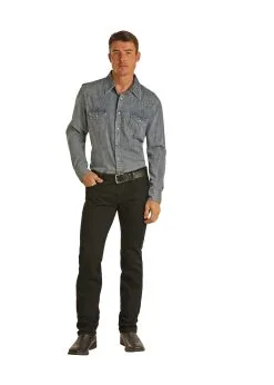 Rock & Roll Denim Men's Rock & Roll Cowboy Slim Fit Bootcut Jeans #RRMD1RR0N5 -Men's Plaid Shirt Sales b8d56b98d50f38866df3aceac42f44c2