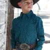 Boy's Cinch Snap Front Shirt #MTW7020089TEA