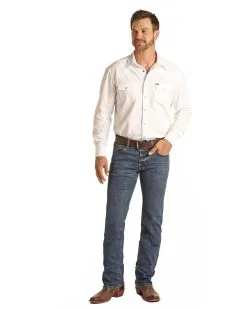 Men's Rock & Roll Cowboy Vintage 46 Revolver Jean #RRMD1RRZS1 -Men's Plaid Shirt Sales bf932098263064b1f8b3f76ae2246332