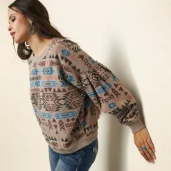 Women's Ariat Rainbow Vista Sweatshirt #10041669 -Men's Plaid Shirt Sales bfb78d091567c769915e0dc957a4c189