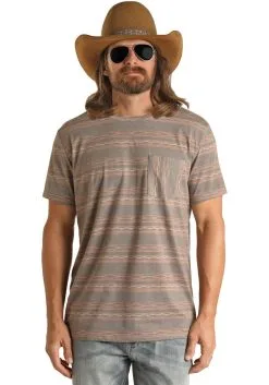 Men's Rock & Roll Cowboy T-Shirt #RRMT21RZMO