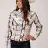 Roper Apparel Women's Roper Snap Front Shirt #01-050-0101-4021 -Men's Plaid Shirt Sales c165cf9abe385f0007df205d6dc8316e