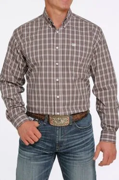 Men's Cinch Button Down Shirt #MTW1105424 -Men's Plaid Shirt Sales c1ee19950b37e204f7bcc5cdd2b36204