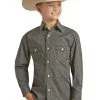 Boy's Rock & Roll Cowboy Snap Front Shirt #B8S2020