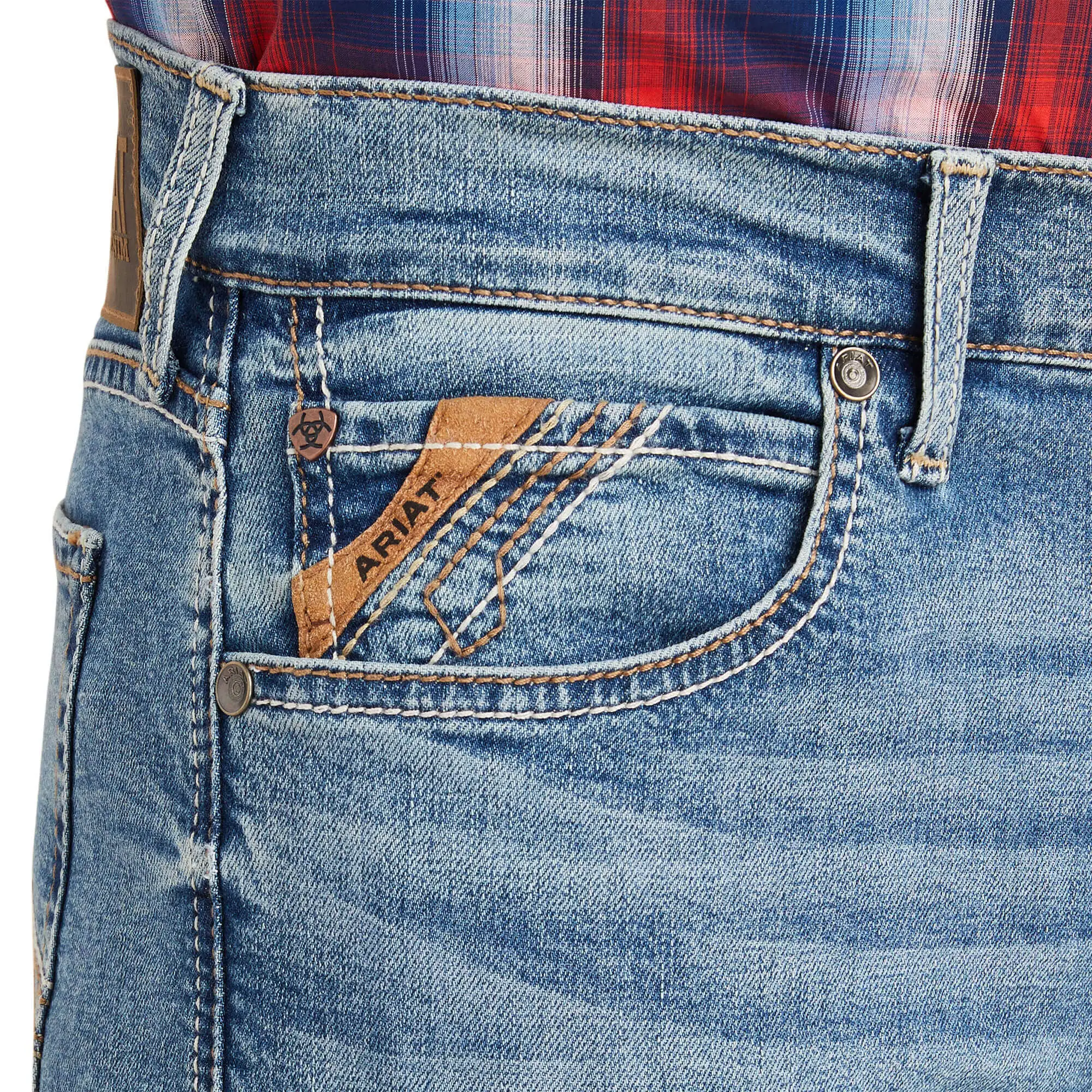 Men's Ariat M8 Modern Ramon Slim Leg Jean #10043184 7 Men's Ariat M8 Modern Ramon Slim Leg Jean #10043184 - Image 5