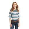 Girl's Ariat REAL Downstream Snap Front Shirt #10042240