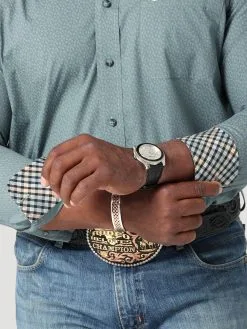 Men's Wrangler George Strait Button Down Shirt #112317186 -Men's Plaid Shirt Sales c6c2d5ea26414f415e4e5037547f993d