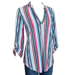 COWBOY HARDWARE Women's Cowgirl Hardware Blouse #255223-380-W