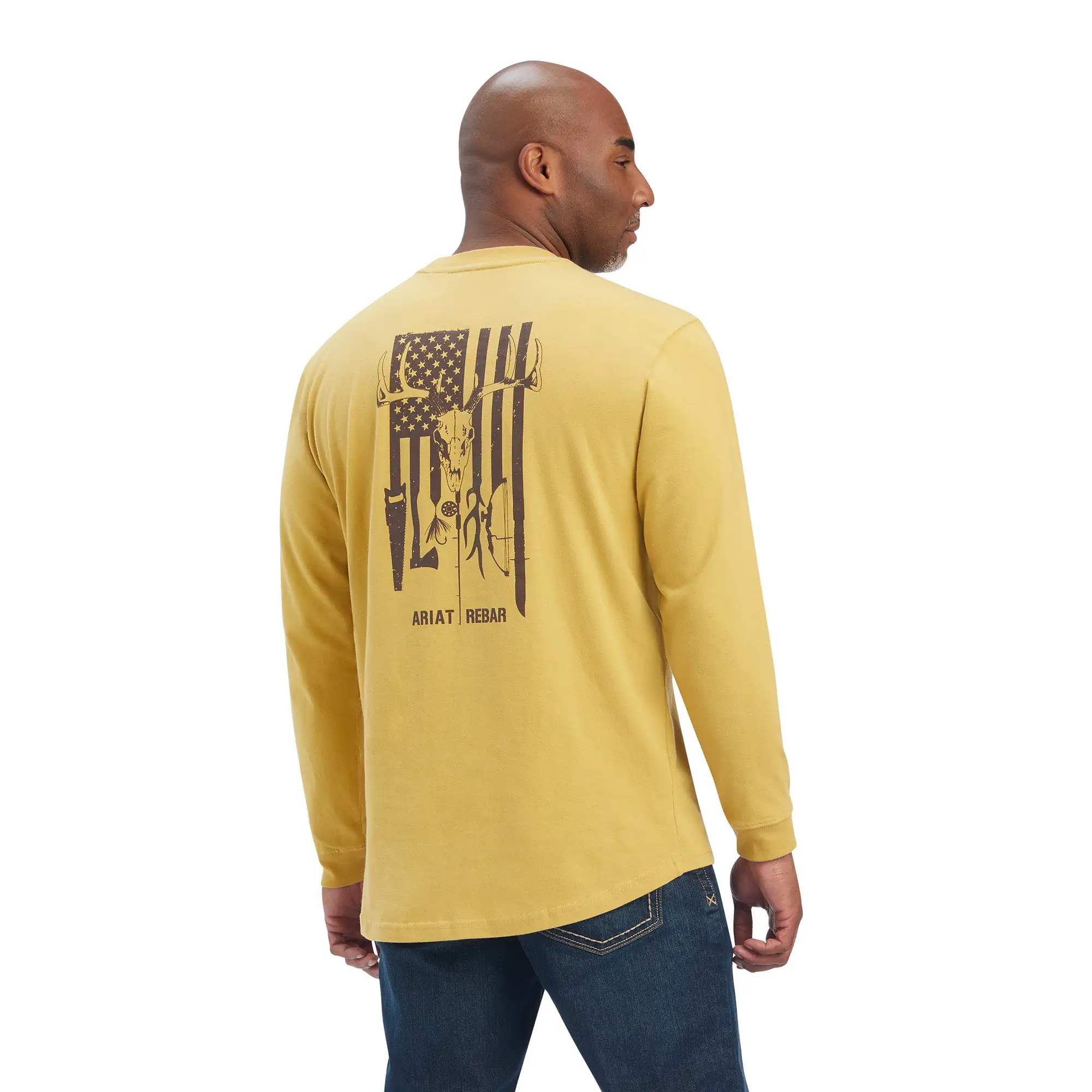 Men's Ariat Rebar Outdoor T-Shirt #10041418 5 Men's Ariat Rebar Outdoor T-Shirt #10041418 - Image 3