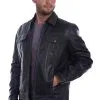 Wahmaker Men's Scully Leather Jacket #1032 -Men's Plaid Shirt Sales caaea430fb4f429747d1afe99f88cbd1
