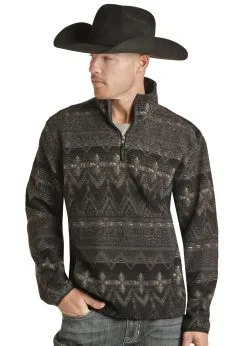 PANHANDLE Men's Rock & Roll Cowboy Berber Pullover #RRMO91RZWZ
