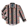 Boy's Wrangler Aztec Snap Front Shirt #112318650 -Men's Plaid Shirt Sales cb5beddb7bd9490b7a080389609a9a74