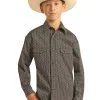 Boy's Rock & Roll Cowboy Snap Front Shirt #RRBSOSRZ7N -Men's Plaid Shirt Sales cc453af26c40a6856d680d25de89329a