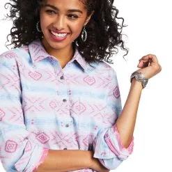 Women's Ariat REAL Billie Jean Button Down Shirt #10039862 -Men's Plaid Shirt Sales cd071899ed77191bce51efbd2653ff73