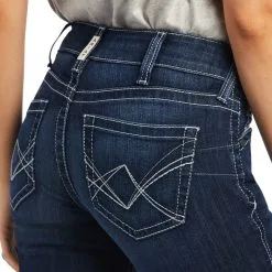 Women's Ariat R.E.A.L. Mid Rise Clarissa Straight Jean #10040797 -Men's Plaid Shirt Sales cd54e61ef89f26bff017658b1d219438