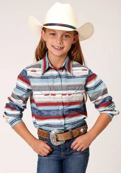 Roper Apparel Girl's Roper Snap Front Shirt #03-080-0067-4019MU