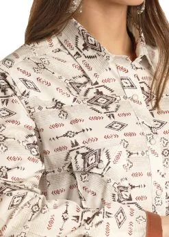 Rock & Roll Cowgirl Women's Rough Stock Snap Front Shirt #RSWSOSR0EX -Men's Plaid Shirt Sales ce018d258c34424d15a84cebf77fa729