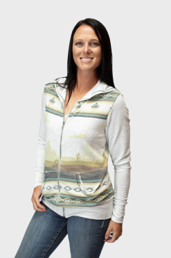 Women's Liberty Wear Zip Front Hoodie #8138