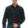 Men's Scully Snap Front Shirt #P-912BLK -Men's Plaid Shirt Sales d01db9b8da1e9701fc3155d025c3546c