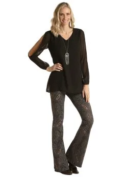 Women's Panhandle White Label Blouse #WLWT52R027