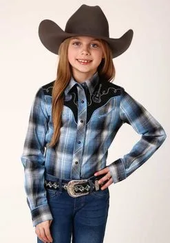 Roper Apparel Girl's Roper Snap Front Shirt #01-080-0024-1000