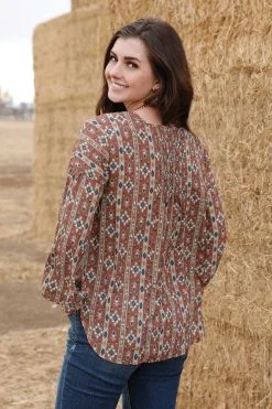 Women's Cruel Girl Peasant Blouse #CTW7329002BRN -Men's Plaid Shirt Sales d31fb351484ff436b2312dd725032e0f