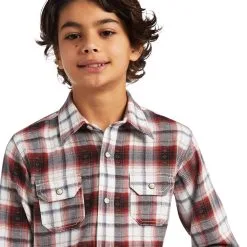Boy's Ariat Hayne Retro Fit Snap Front Shirt #10039516 -Men's Plaid Shirt Sales d3cf2426e36dafd3c418f6491b4d839e