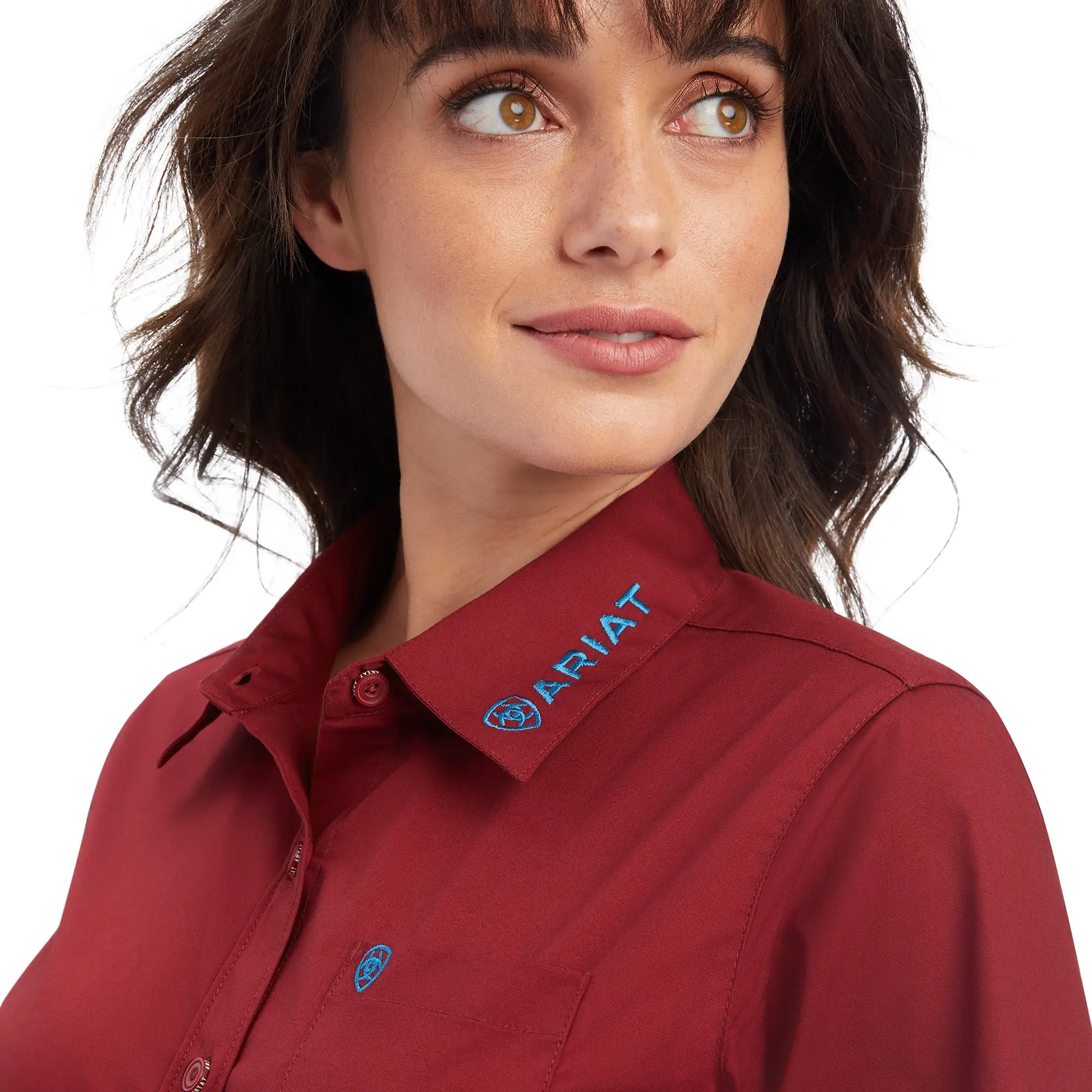 Women's Ariat Team Kirby Stretch Button Down Shirt #10041434 5 Women's Ariat Team Kirby Stretch Button Down Shirt #10041434 - Image 3
