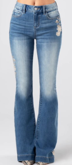 Women's Miss Me Simply Floral Flare Jeans #H3851F -Men's Plaid Shirt Sales d44f3b9757481fcbb14651f073370b0f