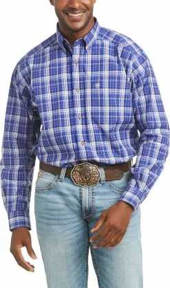 Men's Ariat Pro Paul Classic Button Down Shirt #10036240-C
