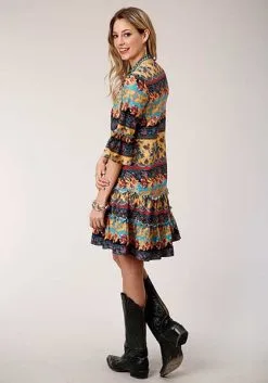 Roper Apparel Women's Roper Gypsy Queen Dress #03-057-0590-1003BU -Men's Plaid Shirt Sales d91cffa6ca713c0dbf1713b8d3df0dfe